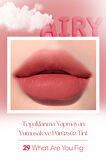 Uzun Süre Kalıcı ve Hafif Formüllü, Kadife Bitişli Tint Peripera Ink Airy Velvet(29What Are You Fig)