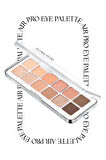 Hafif Dokulu Yoğun Renklere Sahip Göz Farı Paleti Clio Pro Eye Palette Air (01 Coral Studio)