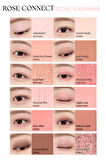 Hafif Dokulu Yoğun Renklere Sahip Göz Farı Paleti Clio Pro Eye Palette Air (02 Rose Connect)