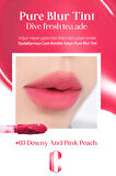 Blur Efekti Sunan Tint Clio Pure Blur Tint (03 Downy And Pink Peach) (Dive Fruits Tea Ade)
