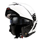 Sena Impulse Akıllı Çene Açılabilir Motosiklet Kaskı 2206 Beyaz