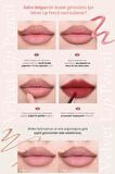 Kremsi Formüle Sahip Dudak Kalemi ve Kalemtıraş Seti Clio Velvet Lip Pencil Set (01 Rosy Pink)