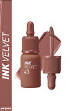 Yüksek Pigmentli, Kadife Görünümlü, Gün Boyu Kalıcı Tint Peripera Ink Velvet (#43 Cafeine Nude)