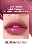 Yoğun Nemlendirme Sunan Vegan Dudak Balmı Peripera Ink Mood Glowy Balm (7 Mauve Dive) (Hip Gray)