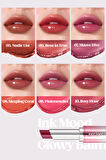 Yoğun Nemlendirme Sunan Vegan Dudak Balmı Peripera Ink Mood Glowy Balm (7 Mauve Dive) (Hip Gray)