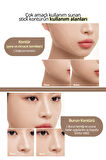 Pratik Uygulanan Çift Taraflı Kontür Stick PERIPERA V Shading Blending Stick (002 Deep Brown)