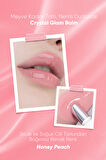 Yoğun Pigmentli ve Işıltılı Dudak Balmı Clio Crystal Glam Balm (01 Honey Peach)