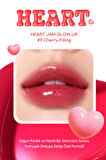 Yoğun Nemlendirici, Parlak Bitişli Balm Peripera Heart Jam Glow Lip (9Cherry Filling)(Lucky Lottery)