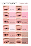 Hafif Dokulu Yoğun Renklere Sahip Göz Farı Paleti Clio Pro Eye Palette Air (07 Lavender Staff)