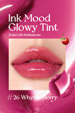 Kalıcı, Parlak Pigmentli Peripera Ink Mood Glowy Tint (#26 Why So Berry) (Soda Cafe)