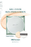 Gün Boyu Kalıcı Mat Cushion Fondöten CLIO Kill Cover Skin Fixer Cushion (19N Porcelain) SPF50+ PA+++