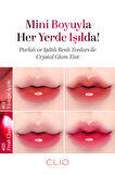 Yapışkanlık Hissi Vermeyen, Hafif Dokulu, Yoğun Işıltılı Tint CLIO Crystal Glam Tint Mini 01 Vintage