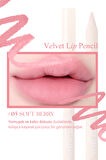 Kremsi Formüle Sahip Dudak Kalemi ve Kalemtıraş Seti CLIO Velvet Lip Pencil Set 05 Soft Berry