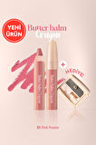 Kremsi, Kalem Şeklinde Renkli Dudak Balmı & Kalemtıraş CLIO Butter Balm Crayon 001 Pink Poster