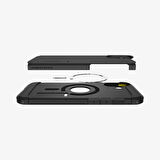 Spigen iPhone 16 Plus ile Uyumlu Kılıf Tough Armor Mag (MagSafe Uyumlu) Black