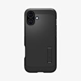Spigen iPhone 16 Plus ile Uyumlu Kılıf Tough Armor Mag (MagSafe Uyumlu) Black