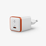 Spigen 30W USB-C Mini Adaptör - Samsung PPS Destekli Hızlı Şarj Aleti iPhone & Android & iPad & MacBook Type-C EE301 White - ACH08449