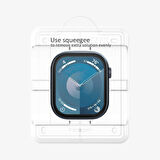 Spigen Apple Watch 42mm Seri 10 Ekran Koruyucu Kolay Kurulum Elite Shield EZ Fit (2 Adet)