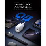 Spigen 20W USB-C Mini Hızlı Şarj Aleti Samsung PPS / Şarj Isısını Düşürür GaN Destekli Akım Korumalı Güç Adaptörü