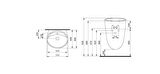 Bocchi Venezia Asma Monoblok Lavabo Mat Beyaz 1083-002-0126