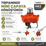 Farmart MK2 Tırpan Çapa Aparatı 2 Bıçaklı Mikro Toprak İşleme Başlığı