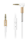 AURİS ARS-AU03 1M AUX KABLO 3.5MM JACK AUX KABLOSU DAHİLİ MİKROFONLU AUX KABLO YAYLI SAĞLAM KORUMALI 100 CM