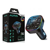 AURIS ARS-C6 FM Transmitter ve Hızlı Şarj Cihazı (2xUSB + PD Destekli)