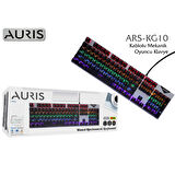 Auris KG10 RGB Işıklı Mekanik Kablolu Klavye