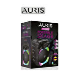 Auris KLN170 10W 8 inç Kablosuz Mikrofonlu RGB Bluetooth Hoparlör