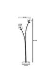 ROSE 2 Lİ ESKİTME BEYAZ CAMLI LAMBADER