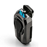 Colibri Boss Üçlü Jet Çakmak Puro Çakmağı Kesicili Siyah