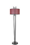 BELEN SİYAH LAMBADER SİLİNDİR HASIR BORDO ABAJURLU