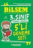 3. Sınıf Bilsem Deneme 5 li Fasikül Tamamı Çözümlü Zeki Çocuk Yayınları