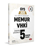 Data Yayınları T.C. Sağlık Bakanlığı Memur VHKİ 5 Deneme