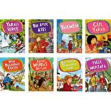 Hasan Nail Canat 8 Kitap Set (Bir Küçük Osmancık Vardı- Yaralı Serçe- Bir Avuç Ateş- Yasemen- Gül Yarası- Nur Dağındaki Çocuk- Kırımlı Murat Destanı- Yiğit Mustafa)