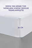 | %100 PAMUK FITTED SIVI GEÇİRMEZ TEK / ÇİFT KİŞİLİK BEBEK ALEZ | YATAK KORUYUCU | FULL KENAR ÇARŞAF