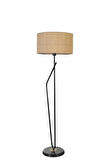 ALFA SİYAH LAMBADER SİLİNDİR HASIR RATTAN ABAJURLU