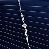 925 Ayar Zirkon Taşlı Gümüş Bileklik Silver