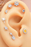 925 Ayar Minimal Tragus Piercing
