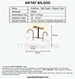 TT010-4 ESK TT Aydınlatma Eskitme Rengi Kaplama 4 lü Beyaz Camlı Lüks Avize