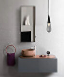 TT023-1-YTK-FULL-SY TT Ayd Damla Modeli Mat Siyah Yatak Başlık - Banyo Avizesi