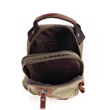 Ççs London 31468 Kanvas Çapraz Çanta Yeşil