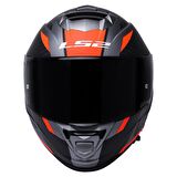 Ls2 Storm 2 Racer Full Face Motosiklet Kaskı Siyah Vizörlü