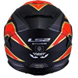 Ls2 Storm 2 Foggy Full Face Motosiklet Kaskı Siyah Vizörlü