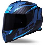 Ls2 Storm 2 Racer Full Face Motosiklet Kaskı Şeffaf + Siyah Vizörlü