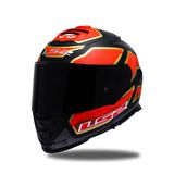 Ls2 Storm 2 Foggy Full Face Motosiklet Kaskı Şeffaf + Siyah Vizörlü