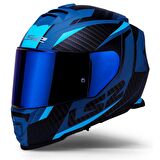Ls2 Storm 2 Racer Full Face Motosiklet Kaskı Şeffaf + Gökkuşağı Vizörlü