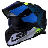 Ls2 Storm 2 Sprinter Full Face Motosiklet Kaskı Şeffaf + Gökkuşağı Vizörlü