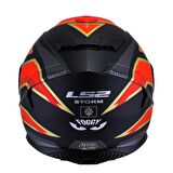 Ls2 Storm 2 Foggy Full Face Motosiklet Kaskı Şeffaf + Gökkuşağı Vizörlü