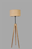 KANARYA YANIK LAMBADER SİLİNDİR HASIR RATTAN ABAJURLU